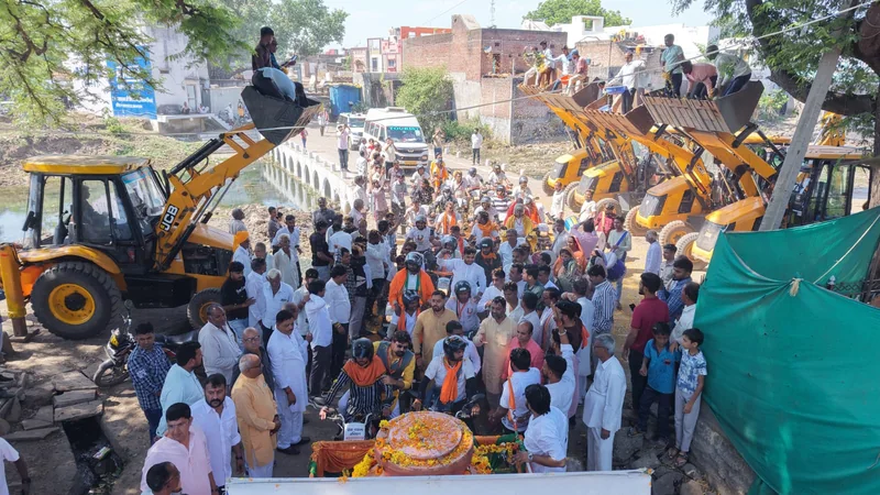 जल जन एवं सेवा संकल्प यात्राओ का मंदसौर जिले में प्रवेश पर भव्य स्वागत अभिनंदन किया गया